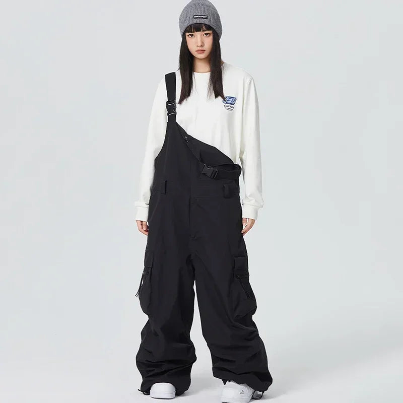 Dollplus Winter Ski Pants – Unisex Snowboard Overalls, 15,000mm Waterproof & Windproof