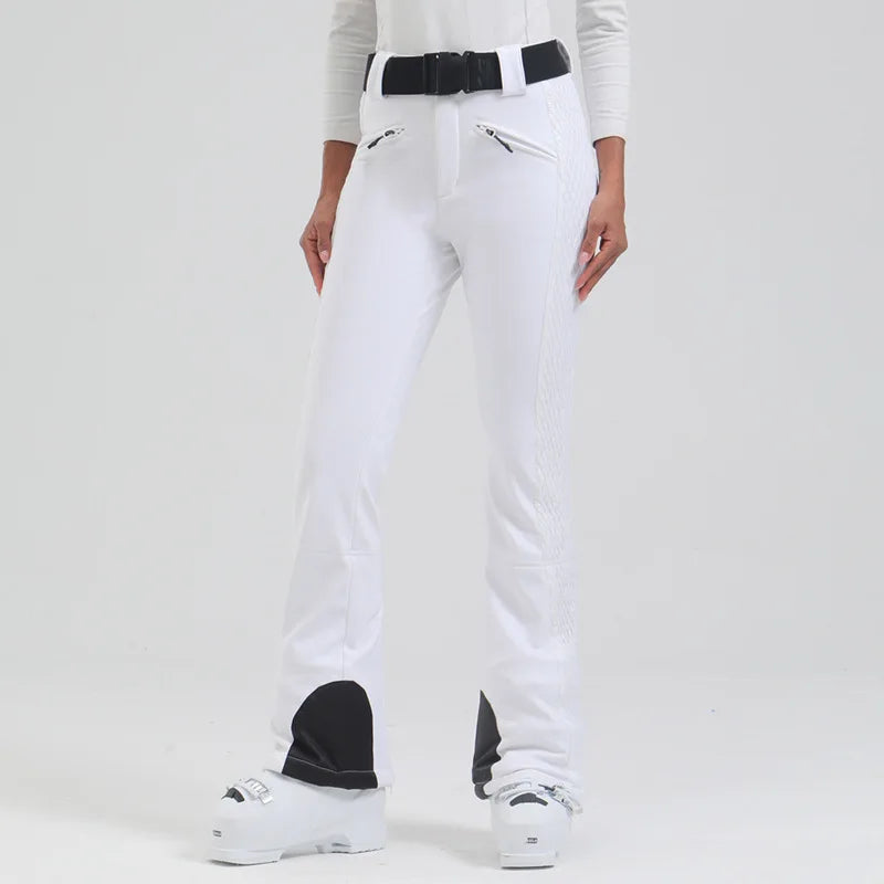 Womens snowboard Pants by Mioigee – Slim Fit, Elastic Waist, Waterproof & Breathable
