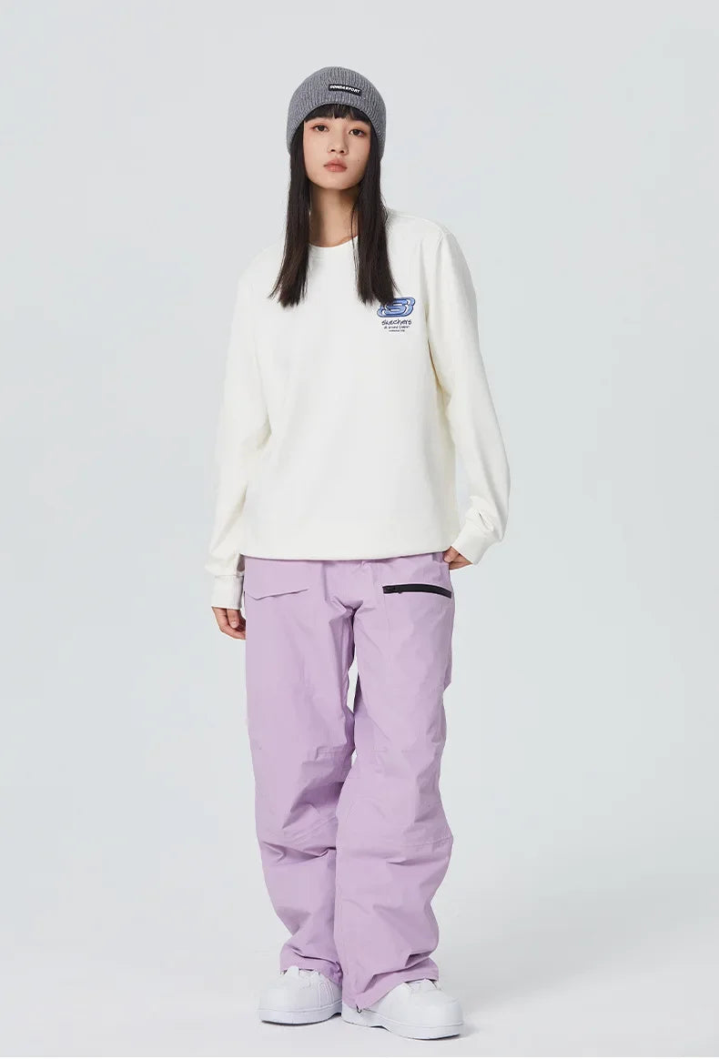 Dollplus 2025 Baggy Snowboard Pants – Waterproof, Windproof & Thermal Ski Trousers