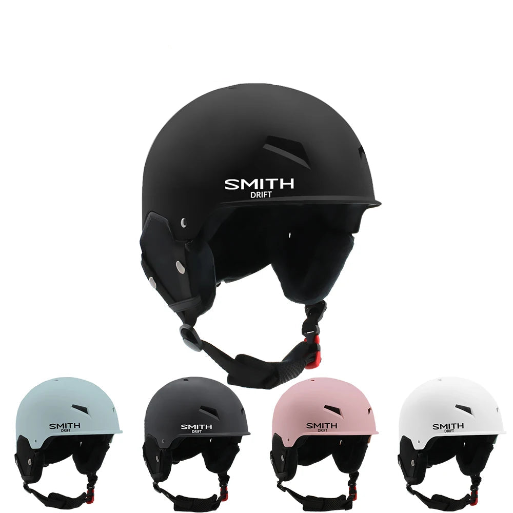 Black Smith Drift helmet with other color options on a white background