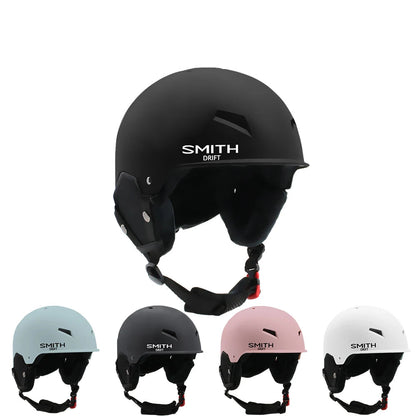 Black Smith Drift helmet with other color options on a white background