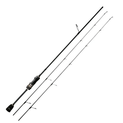 Fishing rod on a white background