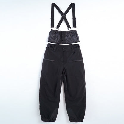 Mioigee Men’s Winter Ski Pants – Waterproof 15,000mm Snowboard Overalls, Thickened Warm Trousers