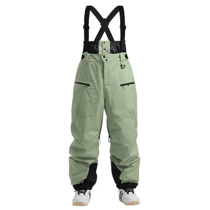 Mioigee Men’s Skiing Pants – Waterproof Snowboard Trousers, Warm Insulated Overalls