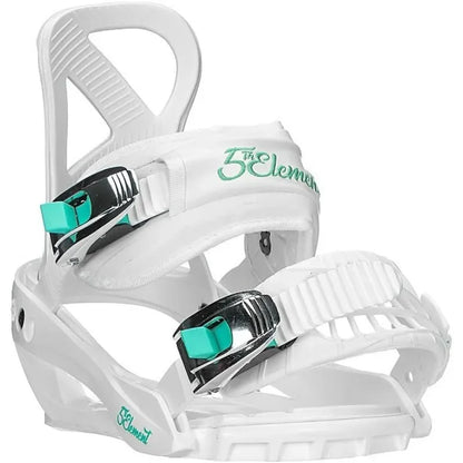 5th Element Layla Adult Snowboard Bindings for Women-Designed. Universal bindings disc and Hardware S(6-8)