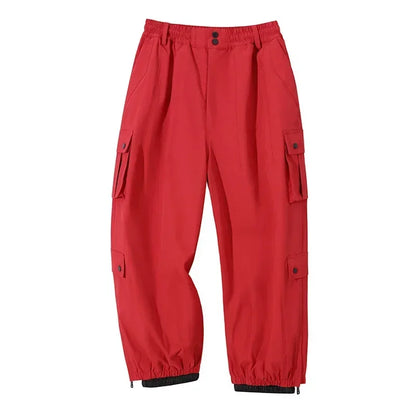 Dollplus Baggy Snowboard Pants – Waterproof, Breathable & Thermal Ski Overalls 2025