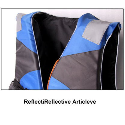Adults Life Jacket Aid Vest Kayak Ski Buoyancy Fishing Watersport Outdoor, Great for Any Water Sports Boating Skiing Surfing