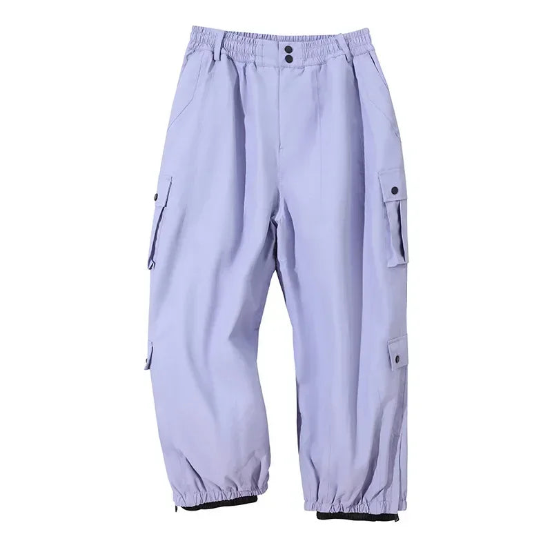 Dollplus Baggy Snowboard Pants – Waterproof, Breathable & Thermal Ski Overalls 2025