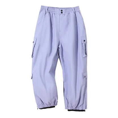Dollplus Baggy Snowboard Pants – Waterproof, Breathable & Thermal Ski Overalls 2025
