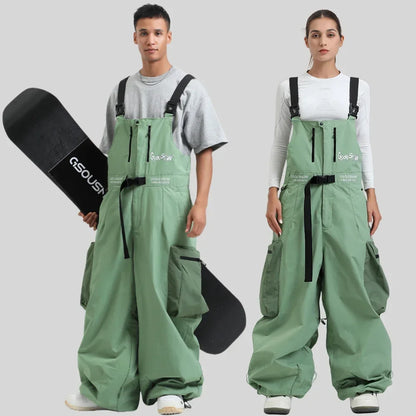 2025 Baggy Snowboard Pants Women Men - Best Baggy Snowboarding Pants Waterproof 20000mm