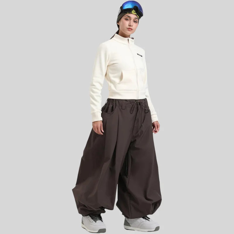 Baggy Snowboard Pants for Men – Waterproof Ski Pants with Thermal Insulation