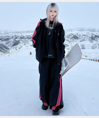 APVCX 2025 Unisex Ski Pants – 3L Waterproof Hard Shell Snowboard & Ski Trousers