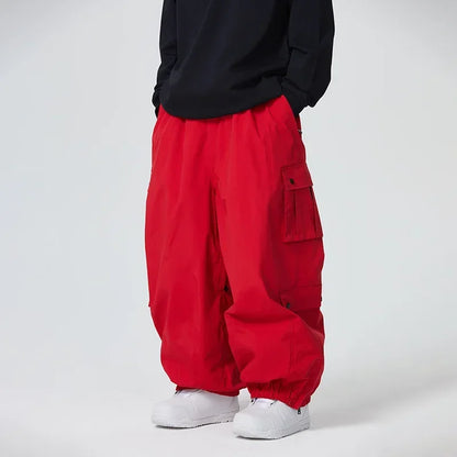 Dollplus Baggy Snowboard Pants – Waterproof, Breathable & Thermal Ski Overalls 2025