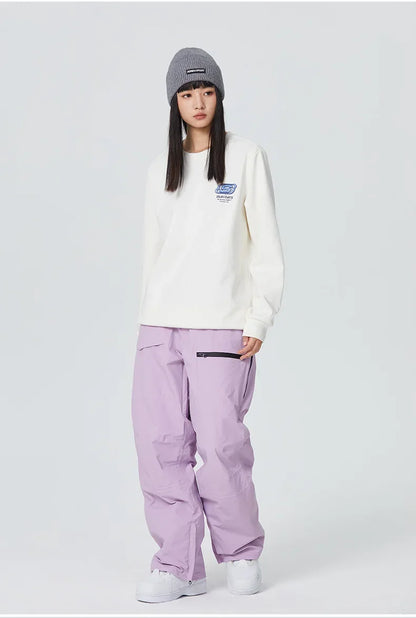 Dollplus 2025 Baggy Snowboard Pants – Waterproof, Windproof & Thermal Ski Trousers