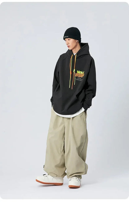 Snowboarding & Ski Pants – Wear-Resistant Waterproof Snowboard Pants, Unisex Loose Fit