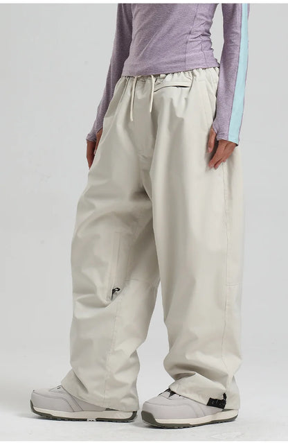 Dollplus Baggy Ski Pants – Waterproof Windproof Snowboard Trousers for Men & Women