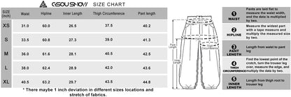 Baggy Snowboard Pants for Men – Waterproof Ski Pants with Thermal Insulation