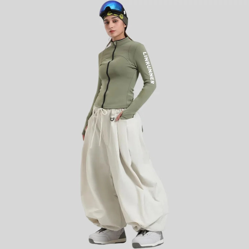 Baggy Snowboard Pants for Men – Waterproof Ski Pants with Thermal Insulation