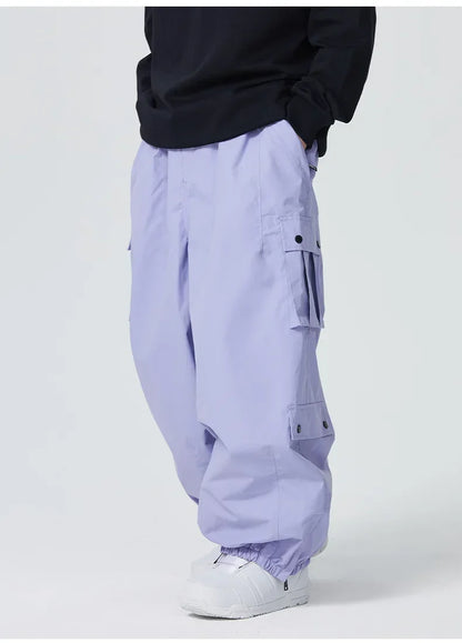 Baggy Snowboard Pants by Mioigee – Thermal, Loose-Fit Ski Pants for Men & Wome