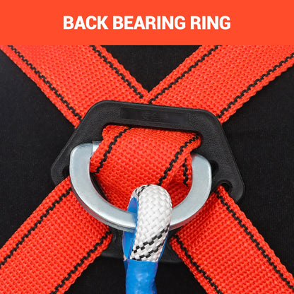 Safety Harness with 2M Safety Rope Belt Carabiner Outdoor Climbing Harness