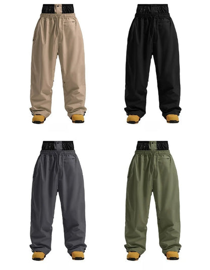 Dollplus Baggy Ski Pants – Waterproof Windproof Snowboard Trousers for Men & Women