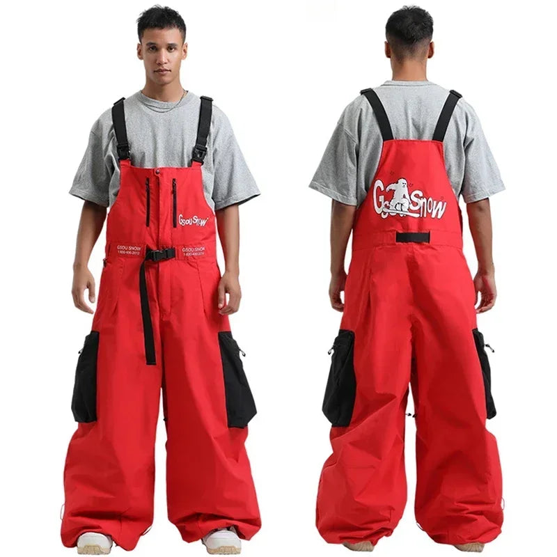 2025 Baggy Snowboard Pants Women Men - Best Baggy Snowboarding Pants Waterproof 20000mm