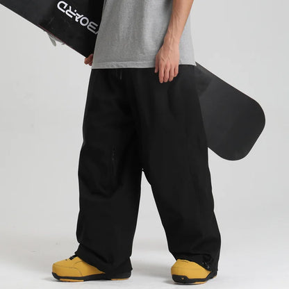 Women’s Baggy Ski Pants by Dollplus – Breathable, Waterproof, and Windproof Snowboard Trousers fro Men