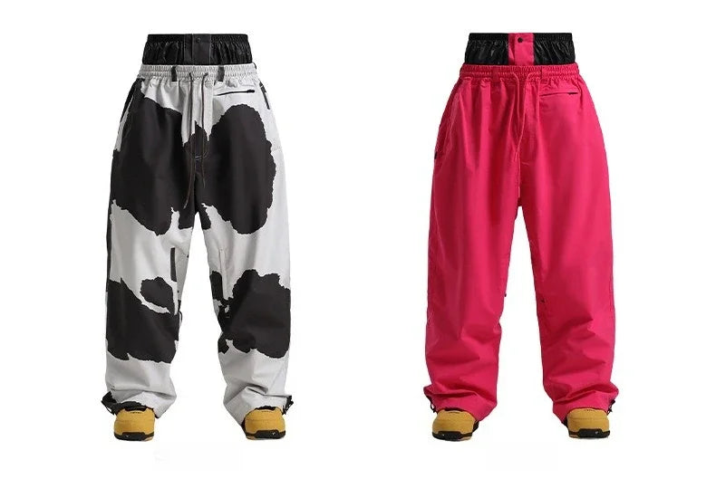 Women’s Baggy Ski Pants by Dollplus – Breathable, Waterproof, and Windproof Snowboard Trousers fro Men