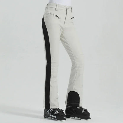 Ladies High Elasticity Ski Pants – Slim Fit Women’s Waterproof Snow Pants