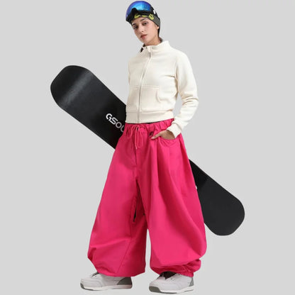 Baggy Snowboard Pants for Men – Waterproof Ski Pants with Thermal Insulation