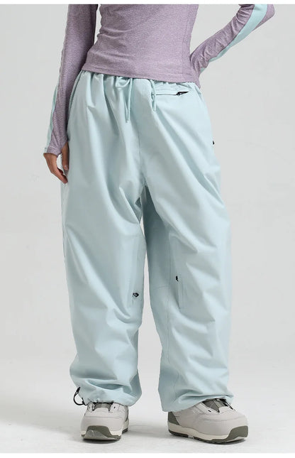 Dollplus Baggy Ski Pants – Waterproof Windproof Snowboard Trousers for Men & Women