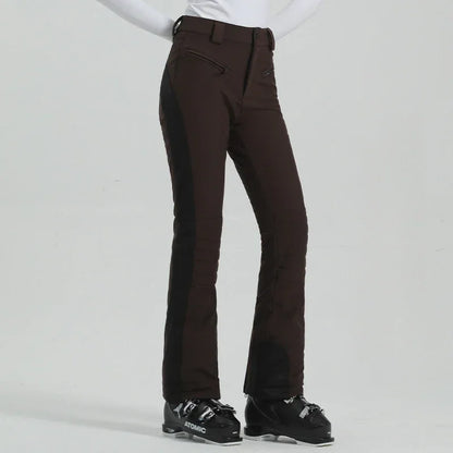 Ladies High Elasticity Ski Pants – Slim Fit Women’s Waterproof Snow Pants