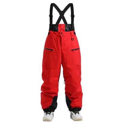 Mioigee Men’s Skiing Pants – Waterproof Snowboard Trousers, Warm Insulated Overalls