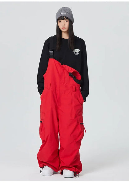Dollplus Winter Ski Pants – Unisex Snowboard Overalls, 15,000mm Waterproof & Windproof
