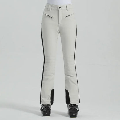 Ladies High Elasticity Ski Pants – Slim Fit Women’s Waterproof Snow Pants