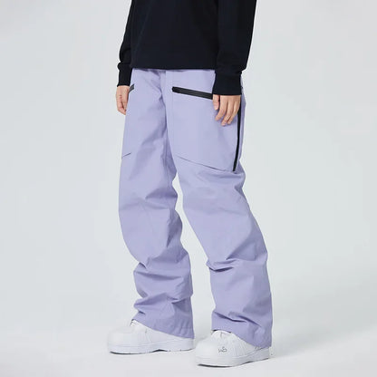 2025 Winter Women Ski Pants Snowfield Windproof Snowboard Sport Trousers Warm Man Loose Overalls New Pro Waterproof Skiing Pants
