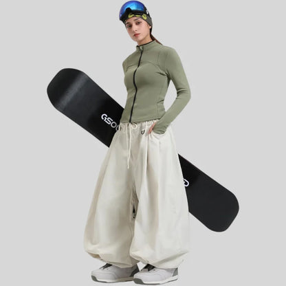 Baggy Snowboard Pants for Men – Waterproof Ski Pants with Thermal Insulation