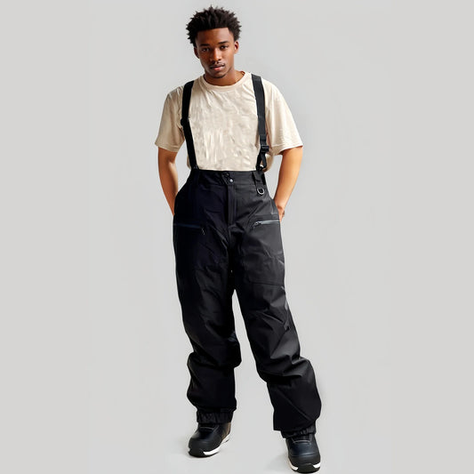 Men's Baggy Snowboard Pants - Waterproof 15000mm Snowboarding Pants Baggy Fit Winter Gear