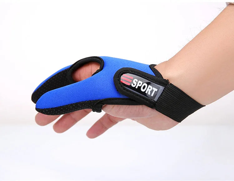 Fishing Gloves 2 Fingers Protector Breathable Anti-Slip Anti-Cut Fishing Gloves Carp Outdoor Fishing Tackle Accessories Supplies