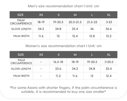 Qunature Ski Gloves Touchscreen Waterproof Keep Warm Ski Gloves Extended Wrist Palm anti-slip PU Snowboard Gloves Windproof