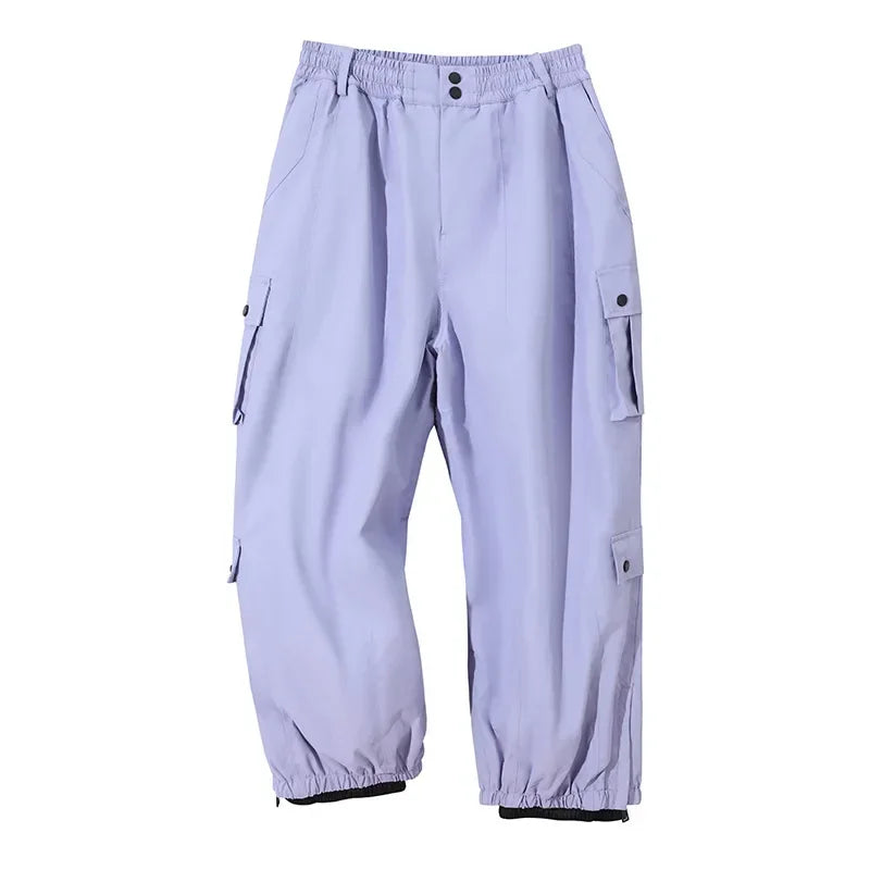 Dollplus Baggy Snowboard Pants – Waterproof, Breathable & Thermal Ski Overalls 2025
