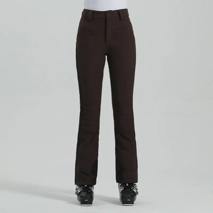 Ladies High Elasticity Ski Pants – Slim Fit Women’s Waterproof Snow Pants