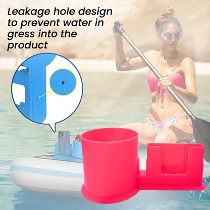 Creative Paddle Board Cup Holder Multi-Functional Kayak Drink Holder Paddle Board Accessories Kayak Holders Stationary Beverage