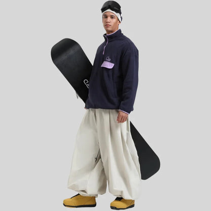 Baggy Snowboard Pants for Men – Waterproof Ski Pants with Thermal Insulation