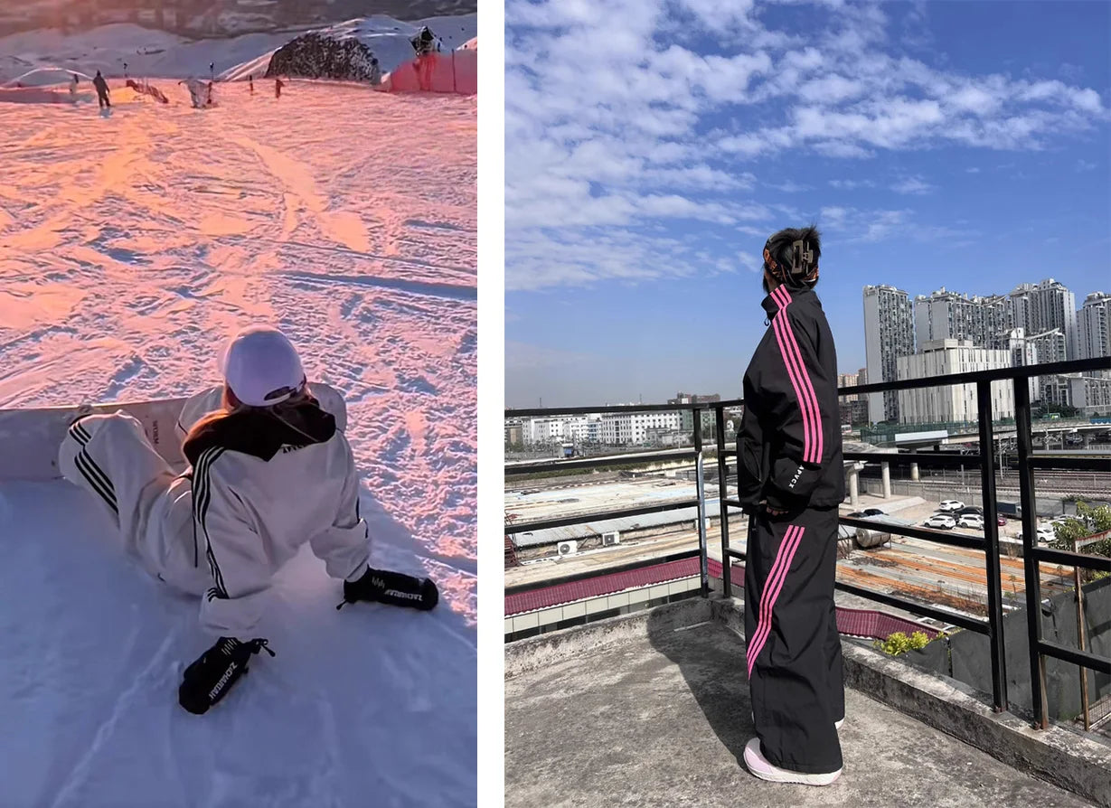 APVCX 2025 Unisex Ski Pants – 3L Waterproof Hard Shell Snowboard & Ski Trousers