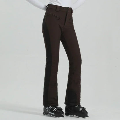 Ladies High Elasticity Ski Pants – Slim Fit Women’s Waterproof Snow Pants