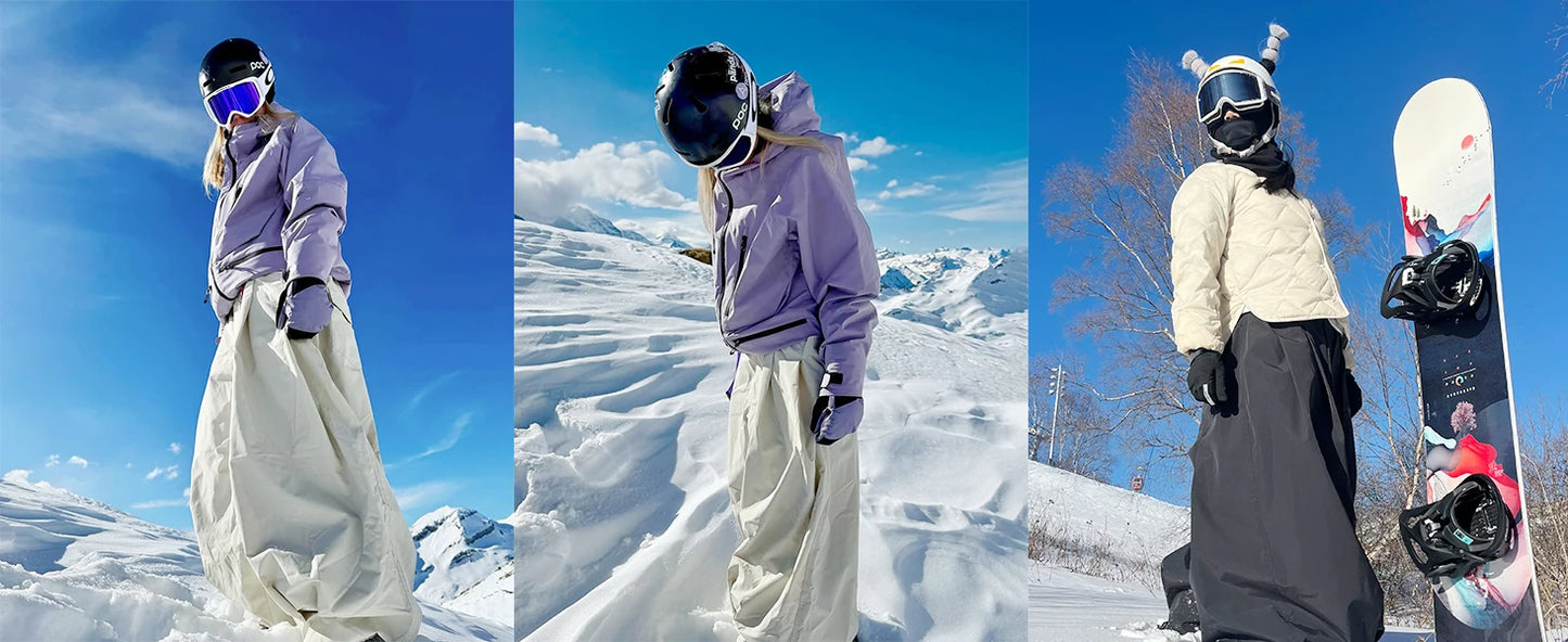 Baggy Snowboard Pants for Men – Waterproof Ski Pants with Thermal Insulation