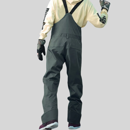 Waterproof Snowboard Sport Pants Winter New Skiing Trousers Men Loose Ski Overalls Outdoor Windproof Snow Strap Pants Clothing