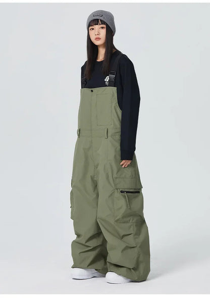 Dollplus Winter Ski Pants – Unisex Snowboard Overalls, 15,000mm Waterproof & Windproof