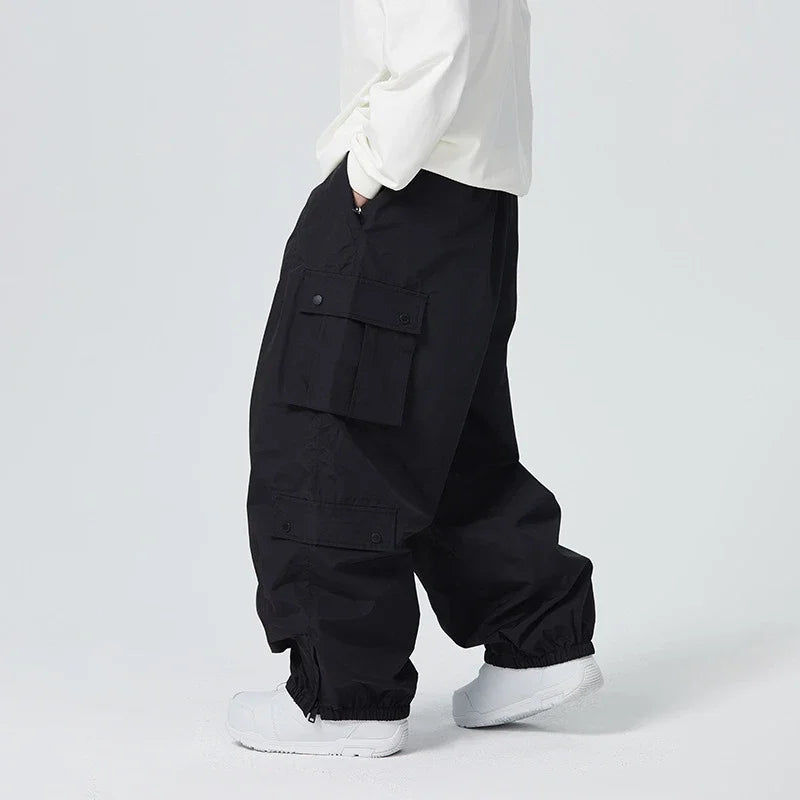 Dollplus Baggy Snowboard Pants – Waterproof, Breathable & Thermal Ski Overalls 2025